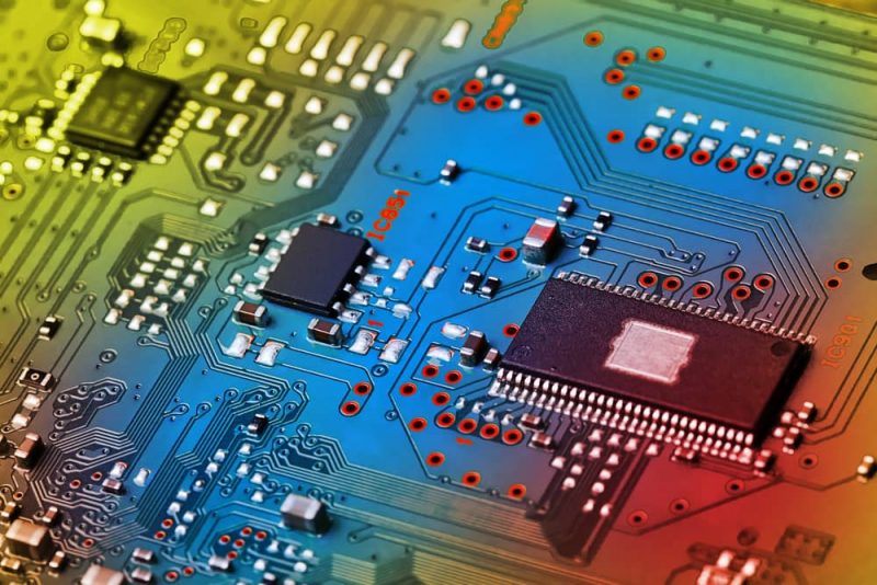 circuito de electronica para la conducción de electricidad