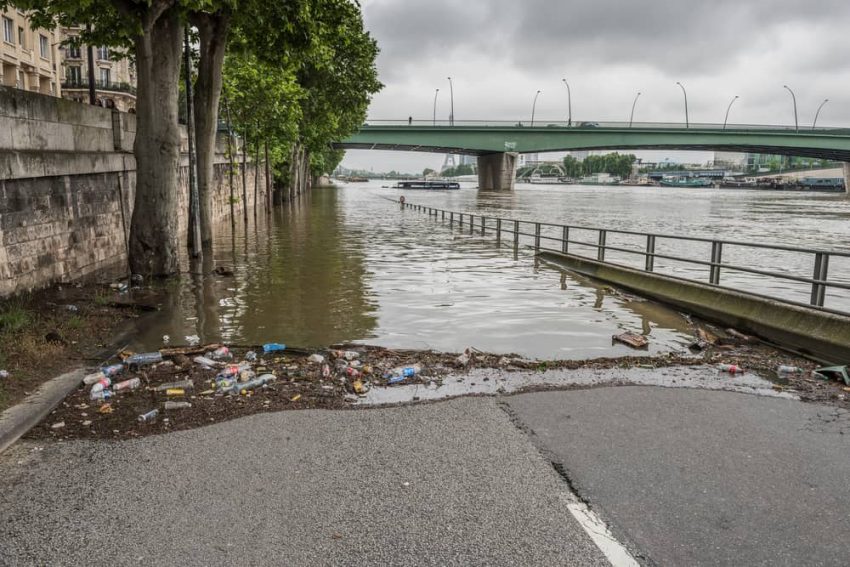 Inundación por lluvias.