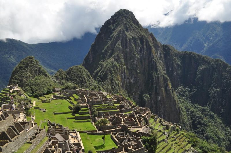 machu piccu ruinas - paisaje