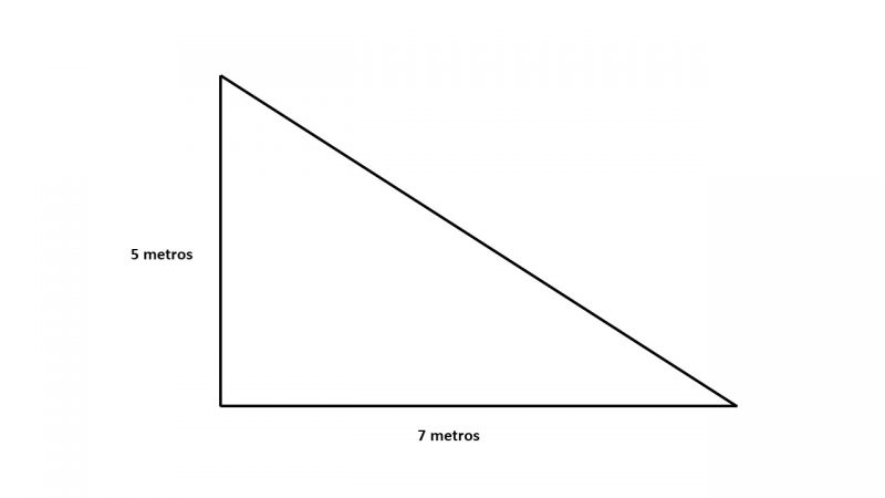 triángulo rectángulo - área 